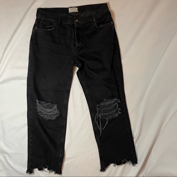 Free People Denim - Free People We The Free Maggie Mid-Rise Straight-Leg Jean Size 30